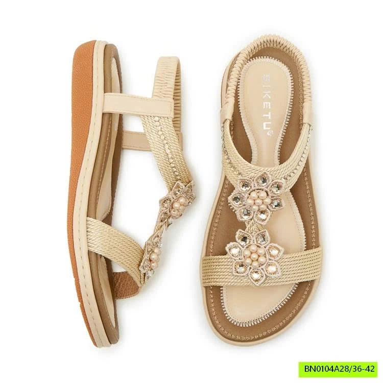 SANDAL XỎ NGÓN HOA ĐÁ SIKETU