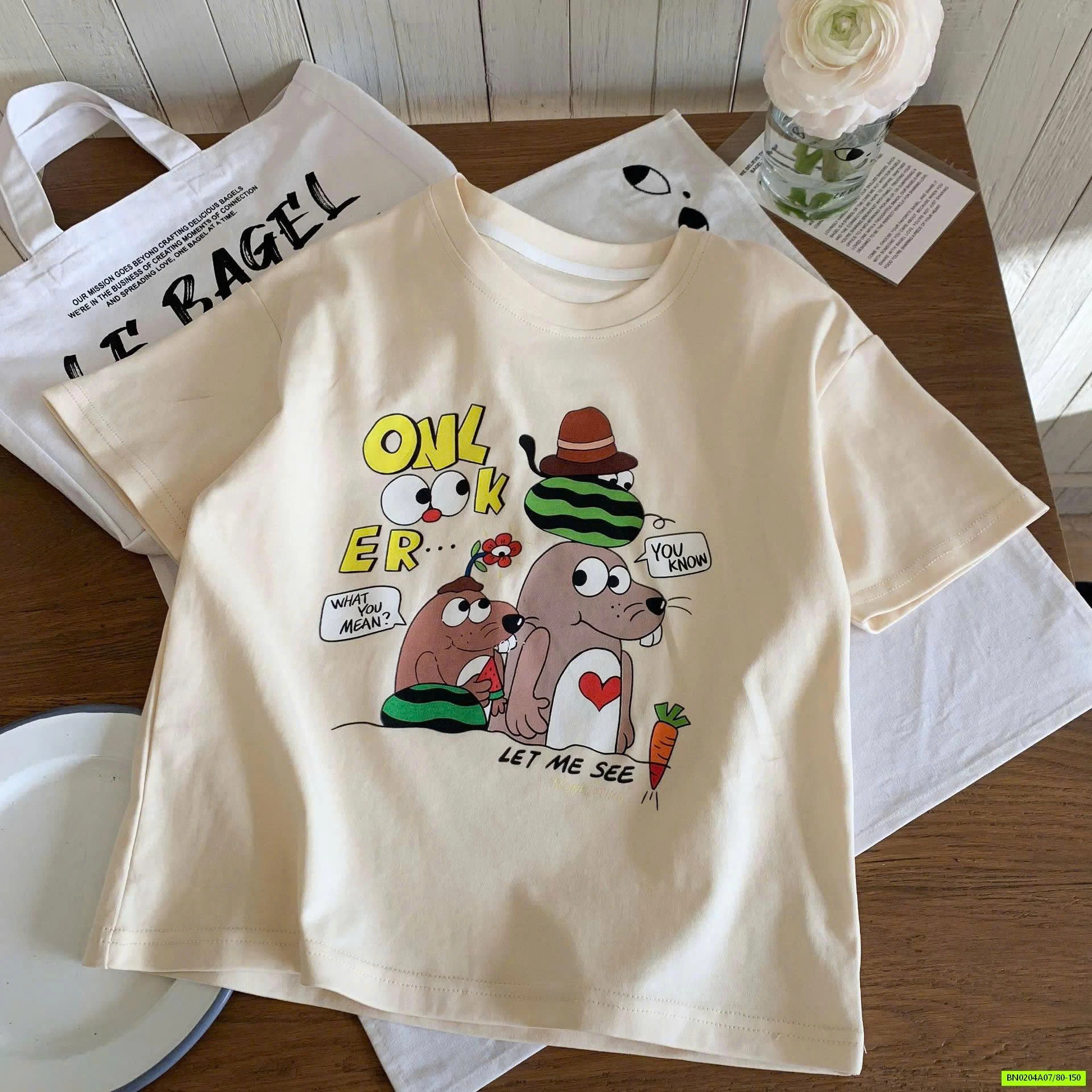 ÁO PHÔNG HOẠT HÌNH CHO BÉ