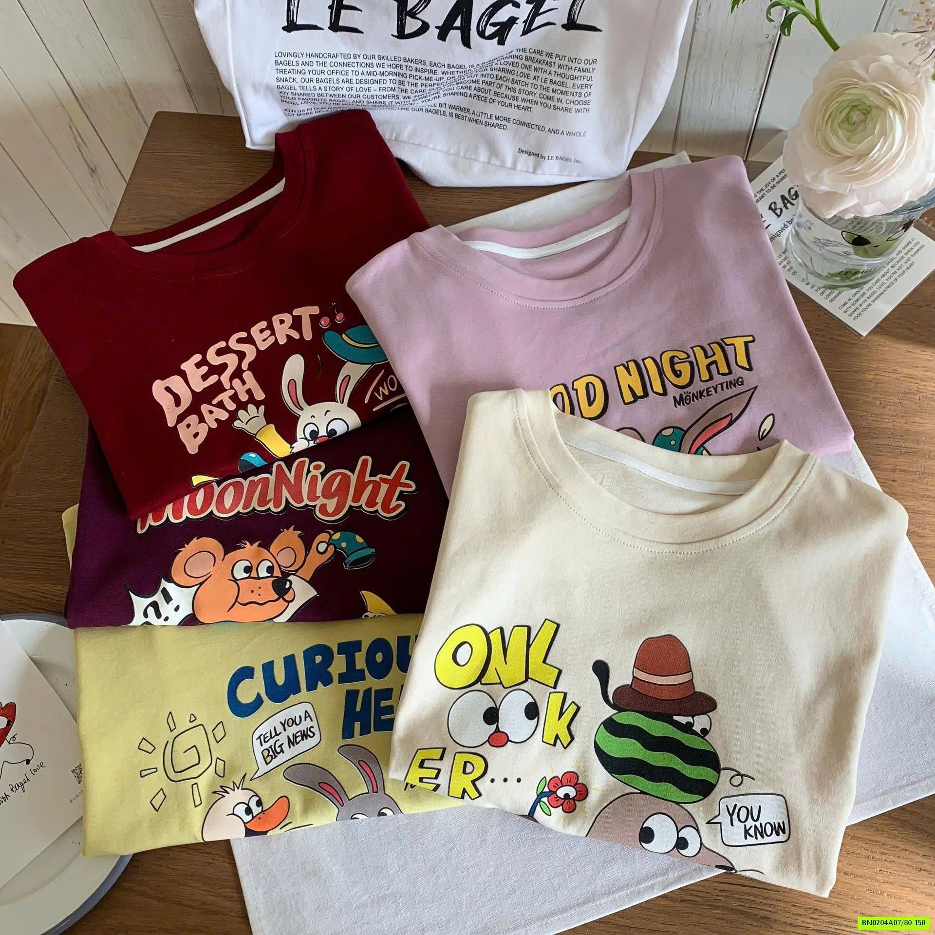 ÁO PHÔNG HOẠT HÌNH CHO BÉ