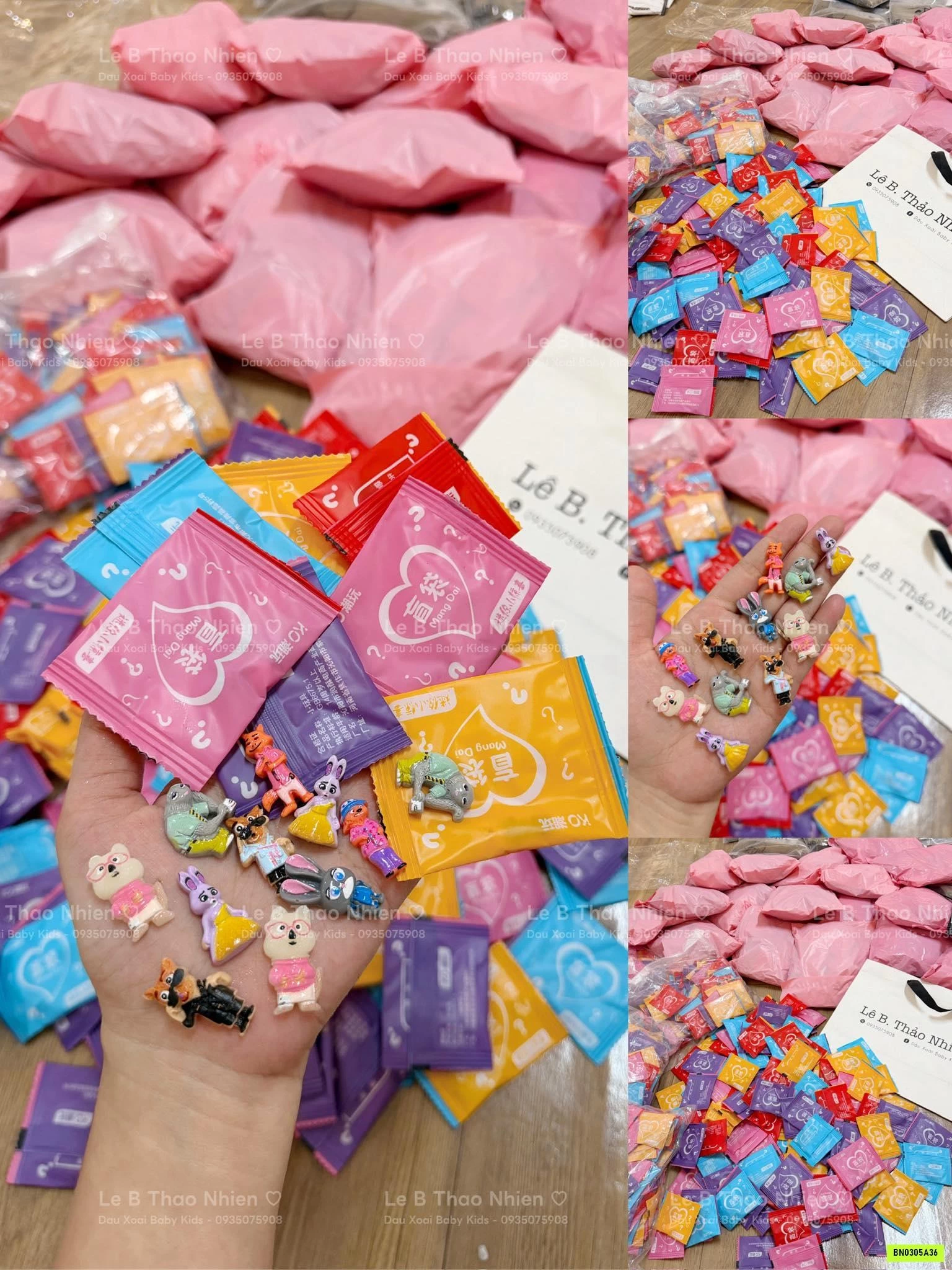 COMBO 100 TÚI MÙ ZOOTOPIA