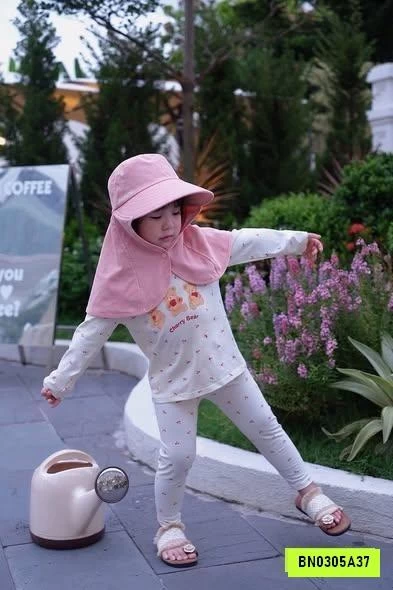 MŨ CHỐNG NẮNG LIỀN CHOÀNG KOREA CHO BÉ