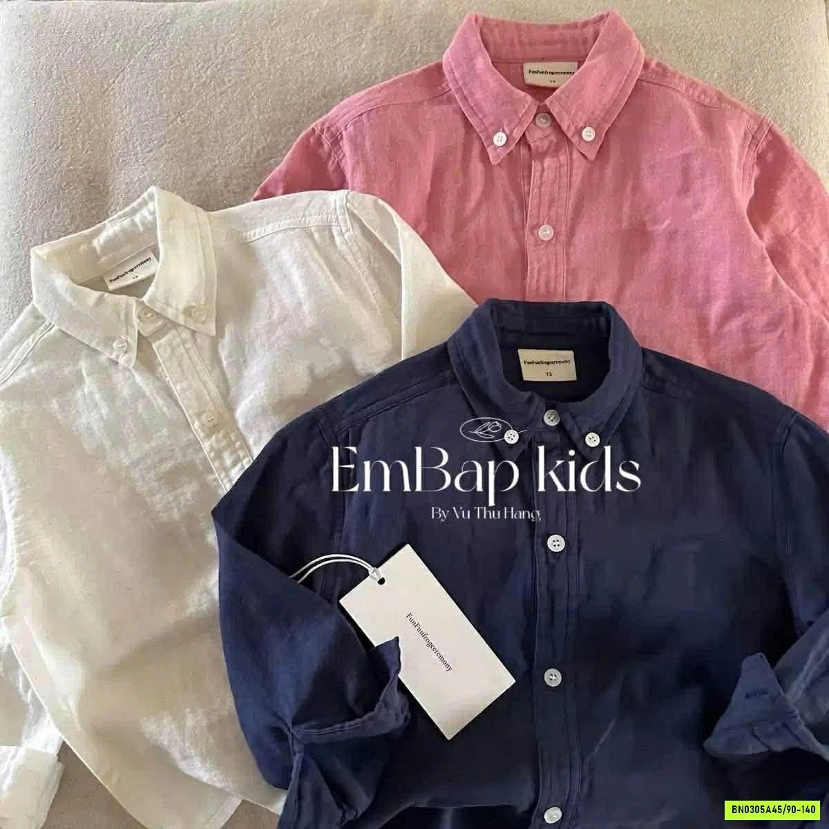 SƠ MI ĐŨI DÀI TAY MMGGBABY