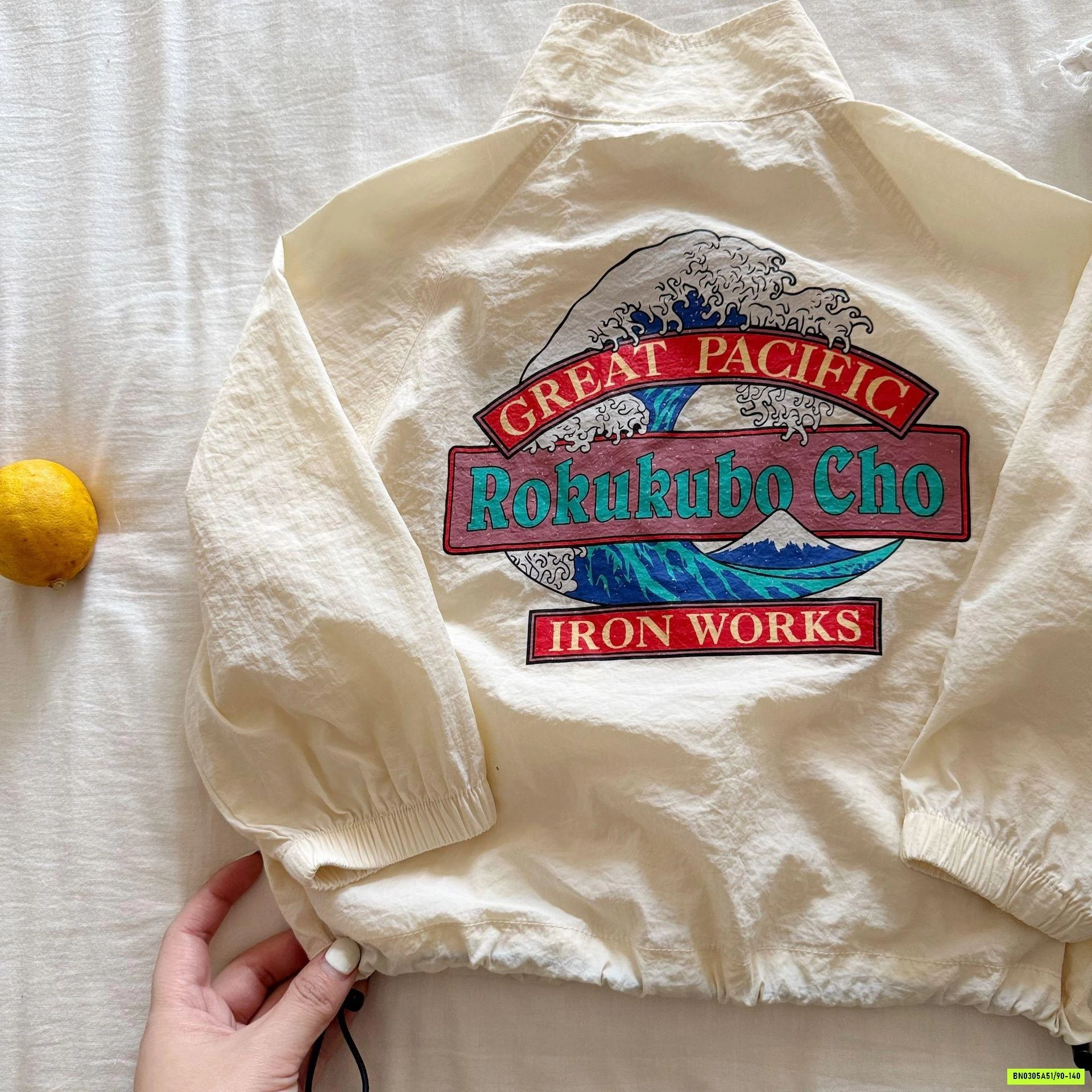 KHOÁC GIÓ CHỐNG NẮNG IN HÌNH LƯNG MMGGBABY