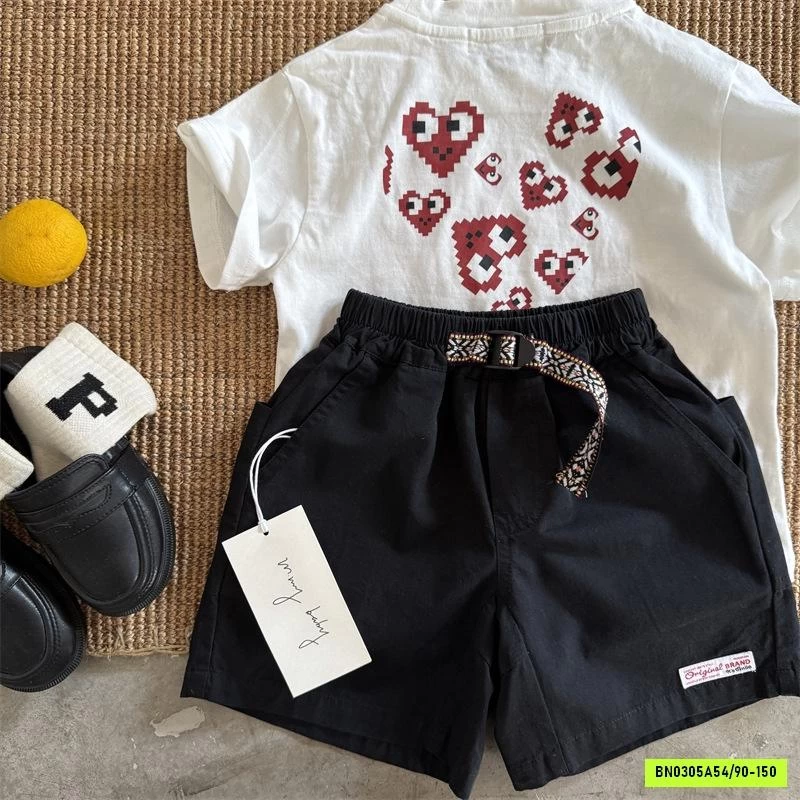 SHORT THÔ TRƠN MÀU MMY