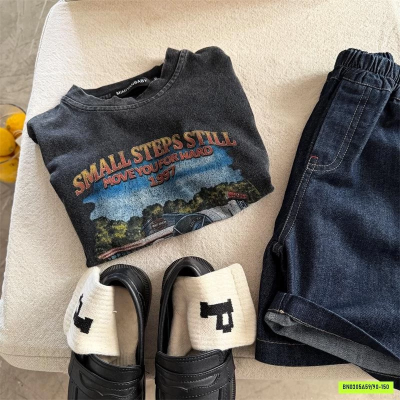 ÁO THUN XÁM BẠC MÀU MMY