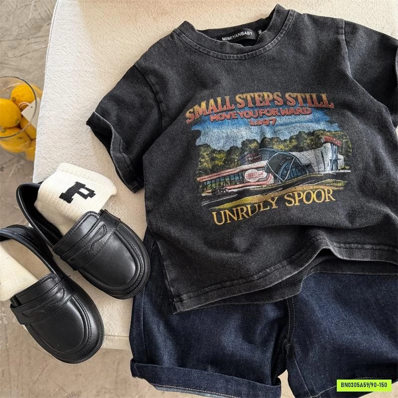 ÁO THUN XÁM BẠC MÀU MMY