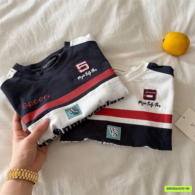 ÁO THUN THỂ THAO IN CHỮ MMY