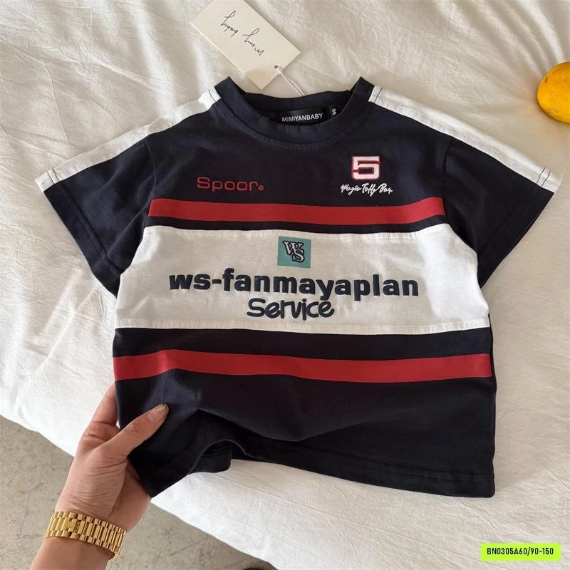 ÁO THUN THỂ THAO IN CHỮ MMY