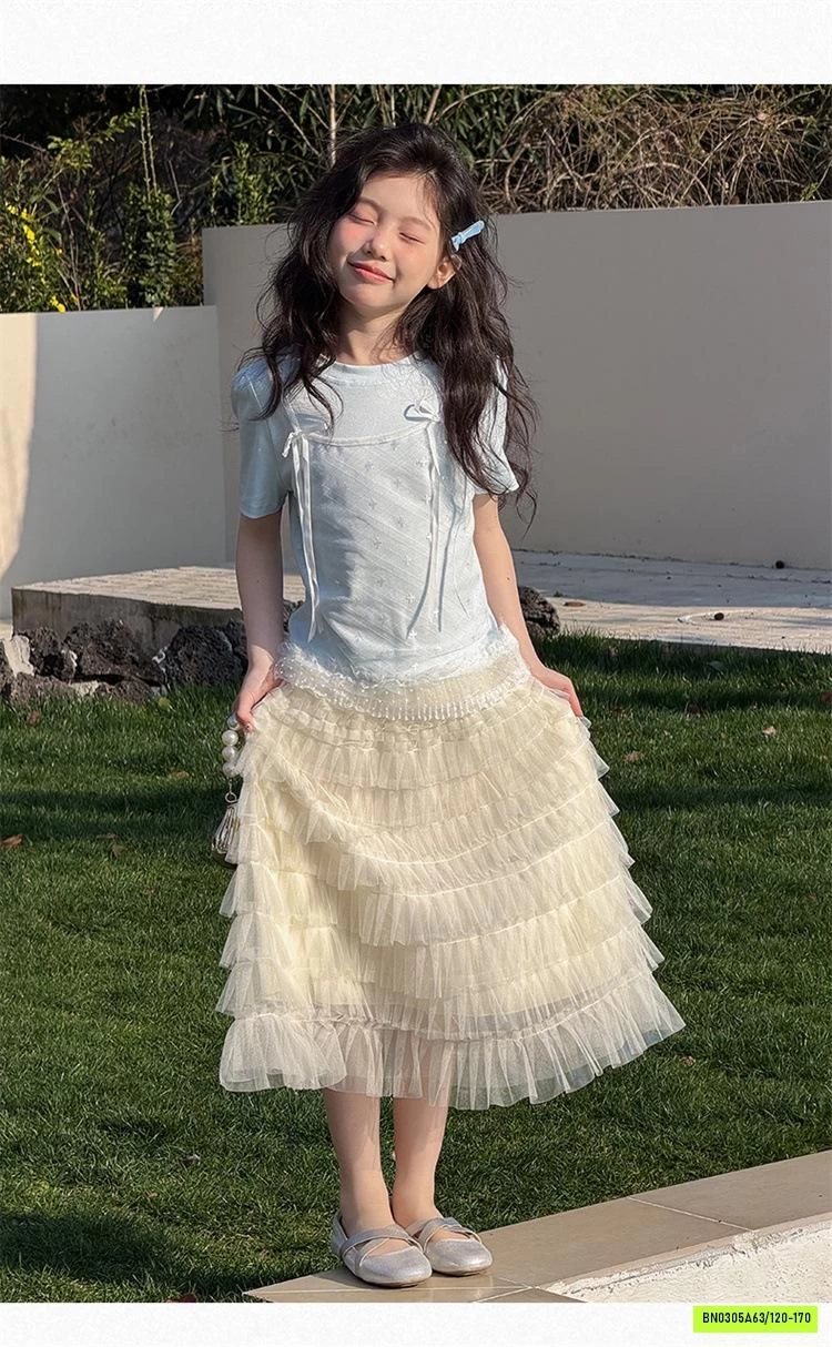 SÉT ÁO XANH MIX CV VOAN TIỂU THƯ