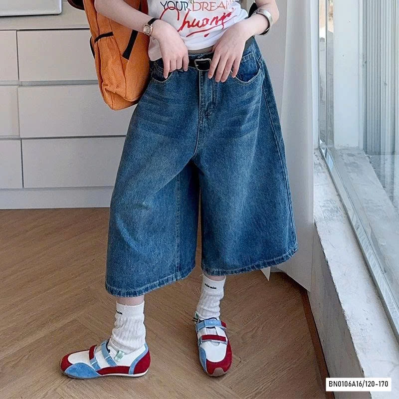 ÁO THUN CHỮ MIX JEANS LỠ ỐNG RỘNG