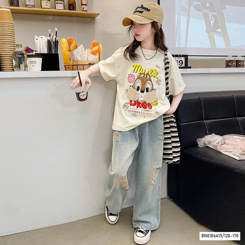 ÁO SÓC MIX JEANS SUÔNG SZ ĐẠI