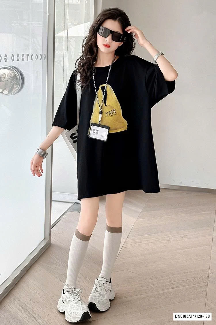 ÁO THUN IN HÌNH TÚI OVERSIZE BG