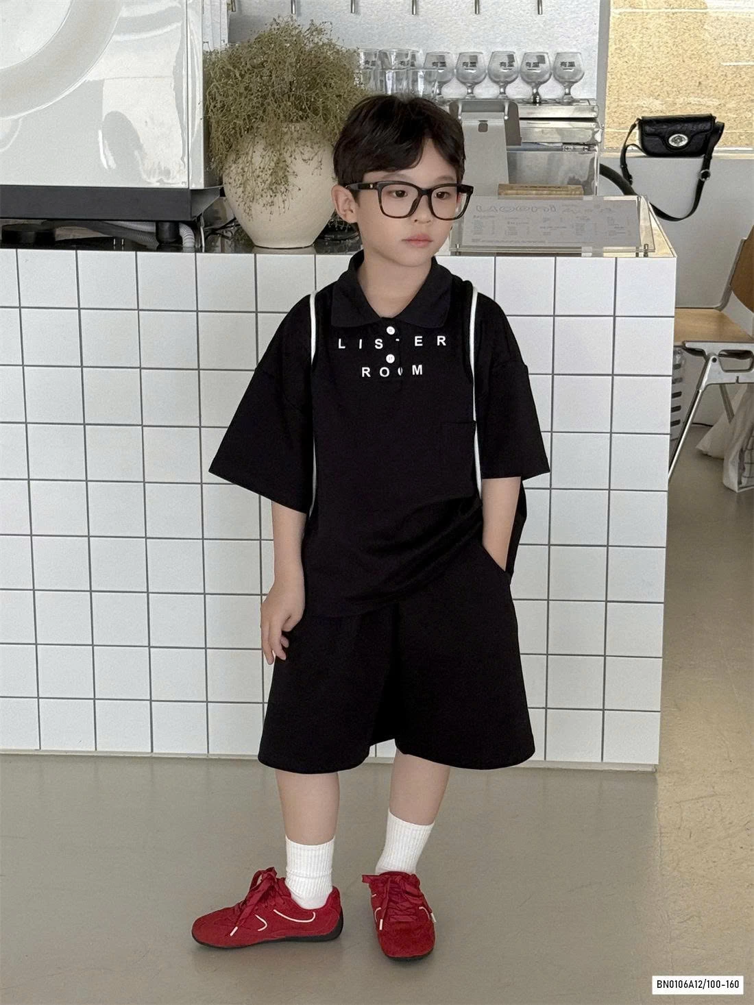 BỘ POLO COTTON THÊU CHỮ