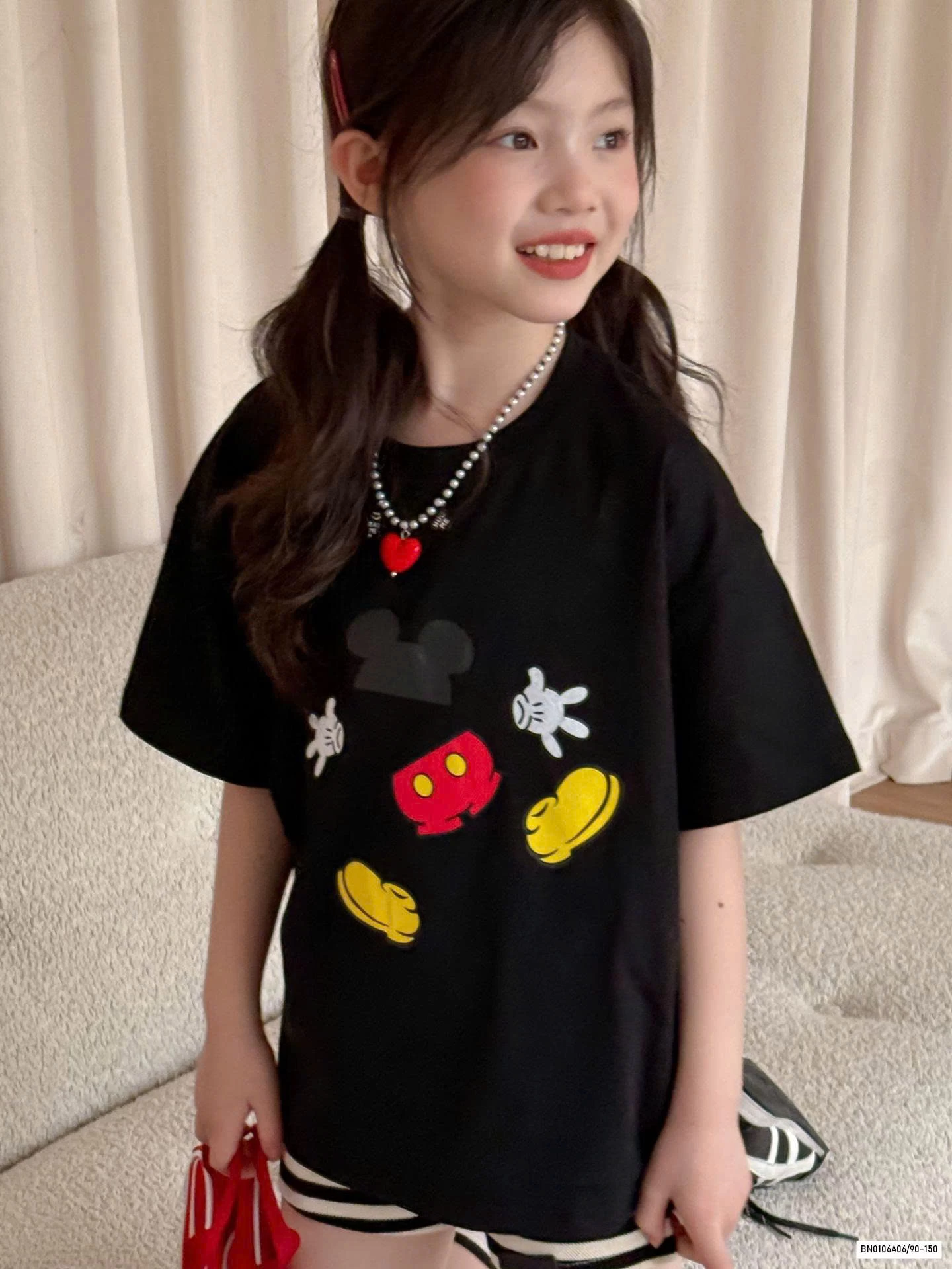 ÁO MICKEY GẮN THÚ BÔNG