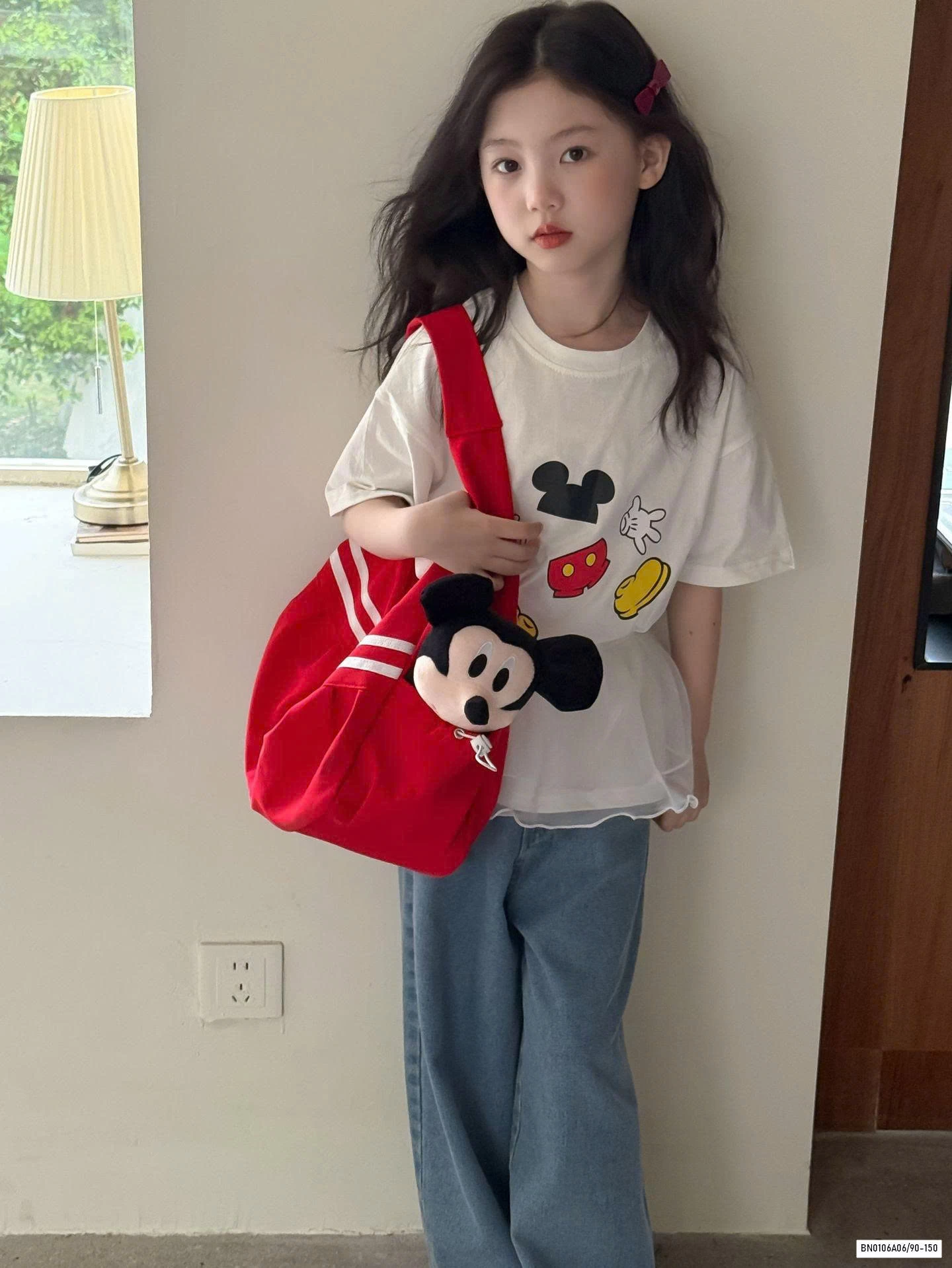 ÁO MICKEY GẮN THÚ BÔNG