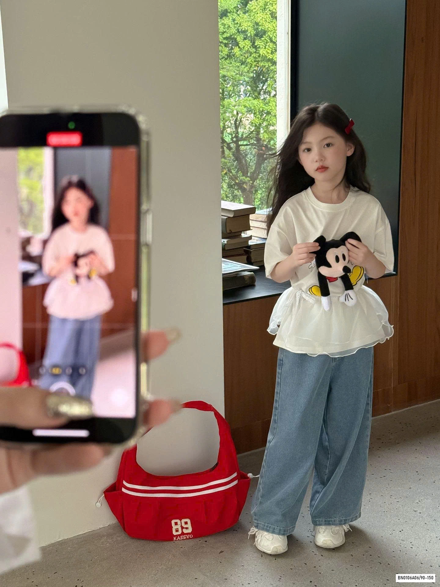 ÁO MICKEY GẮN THÚ BÔNG