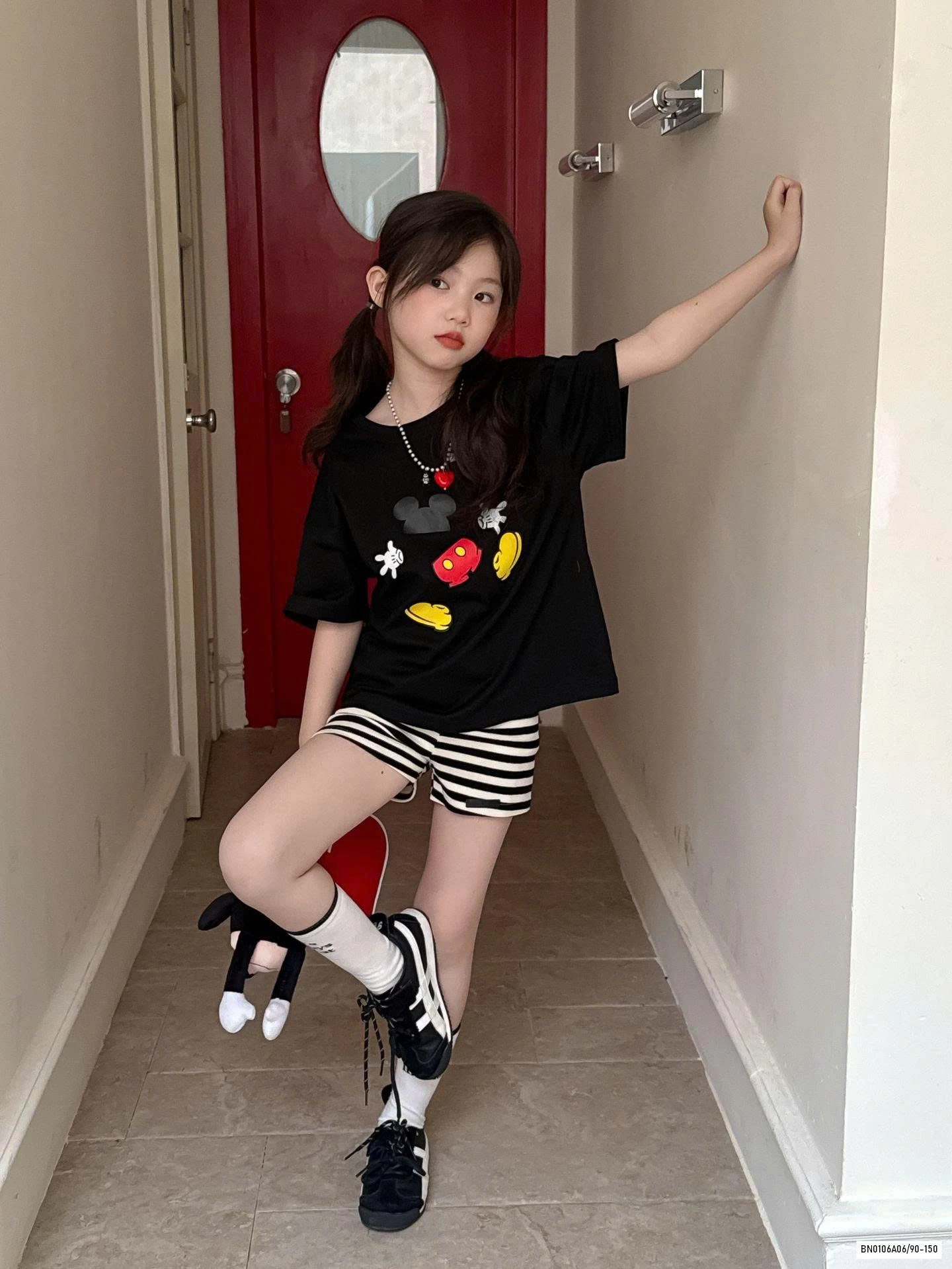 ÁO MICKEY GẮN THÚ BÔNG