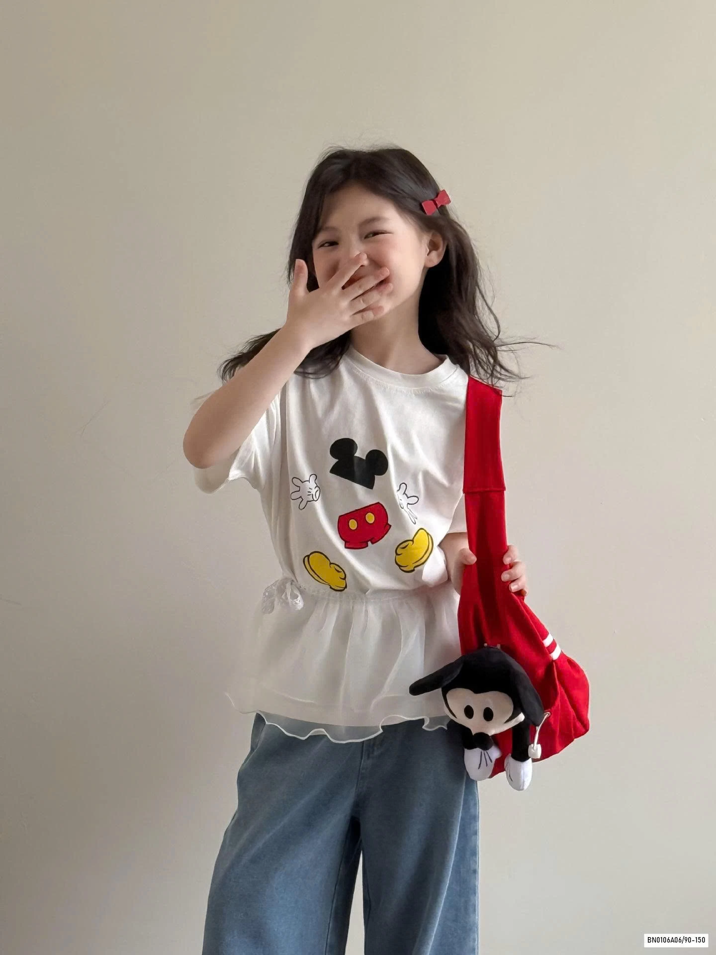 ÁO MICKEY GẮN THÚ BÔNG