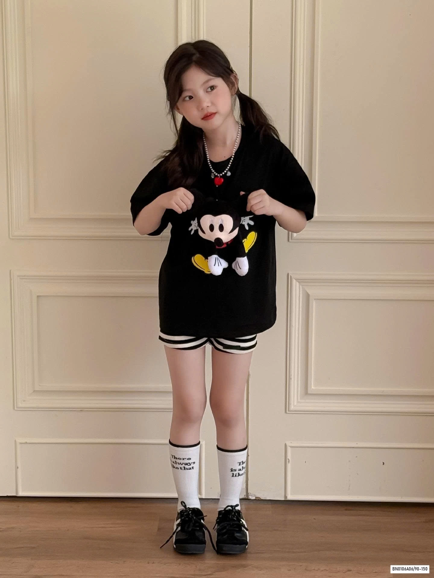 ÁO MICKEY GẮN THÚ BÔNG