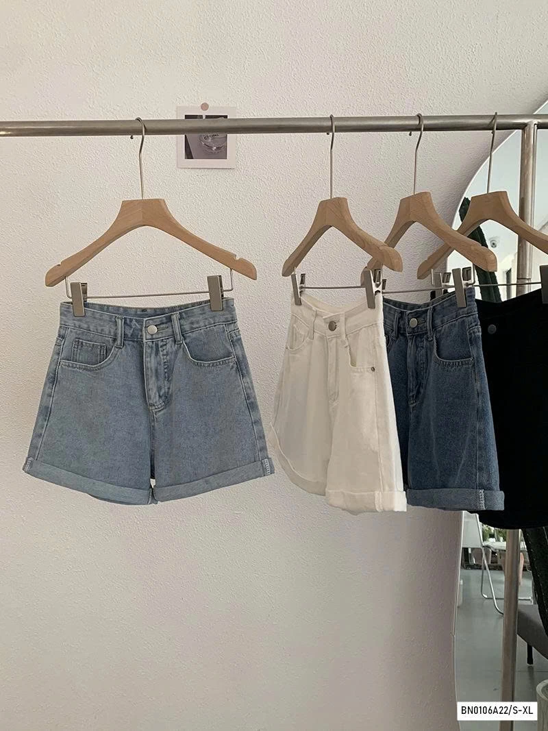 SHORT JEANS CẠP CAO CC