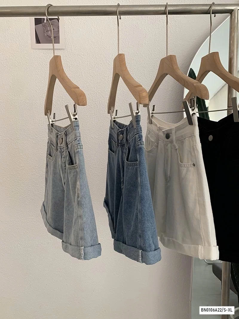 SHORT JEANS CẠP CAO CC