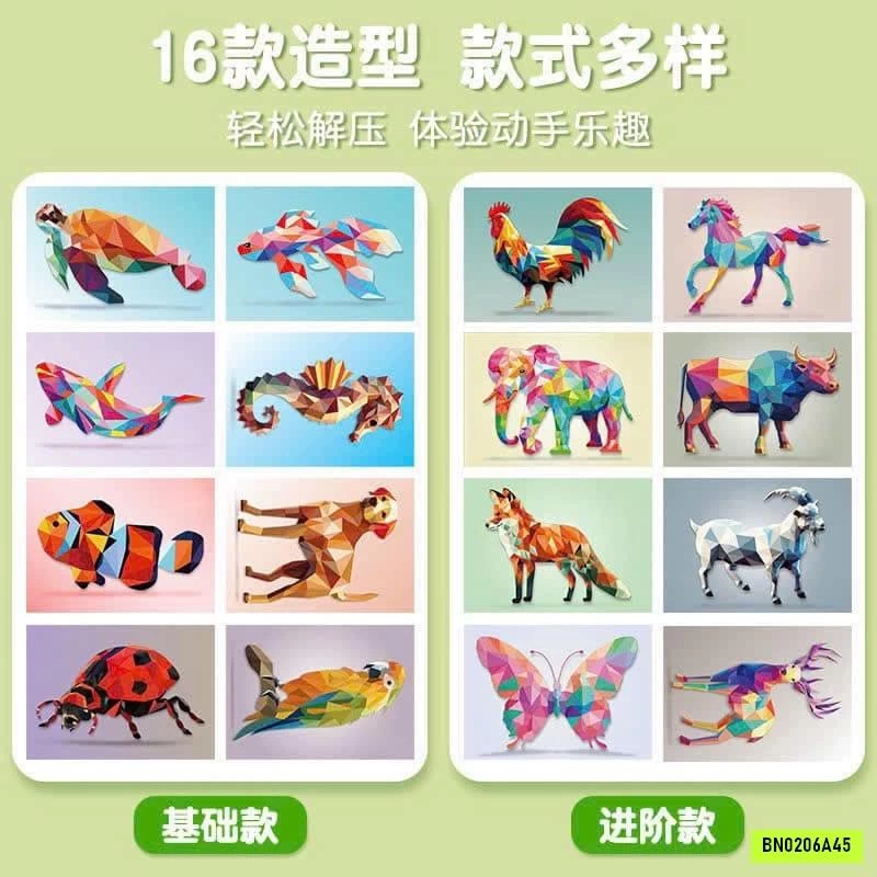 SET 2 QUYỀN TRANH DÁN 3D CHO BÉ
