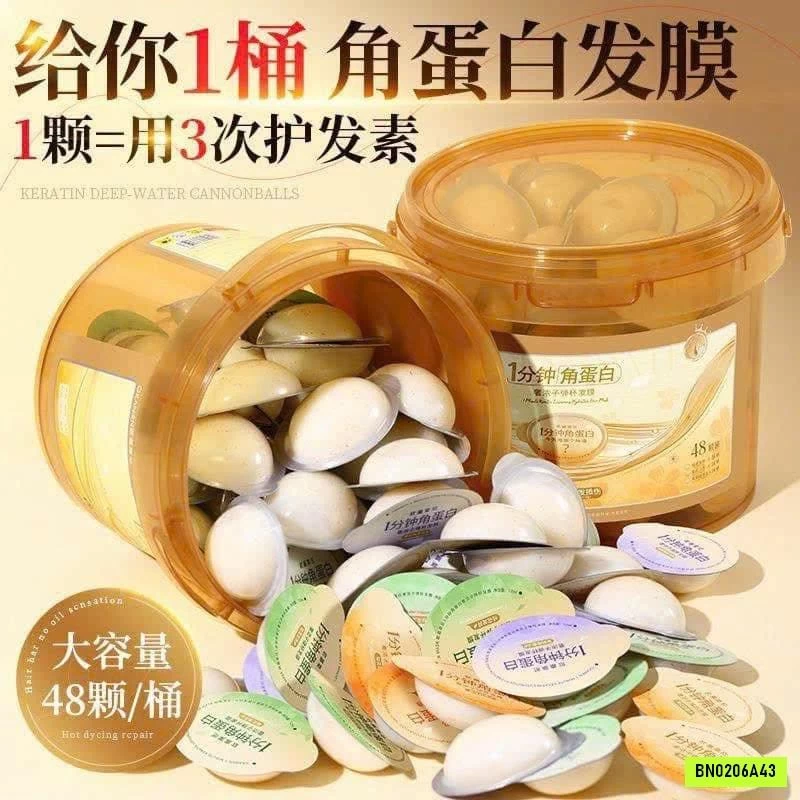 XÔ 48 VIÊN Ủ TÓC KERATIN