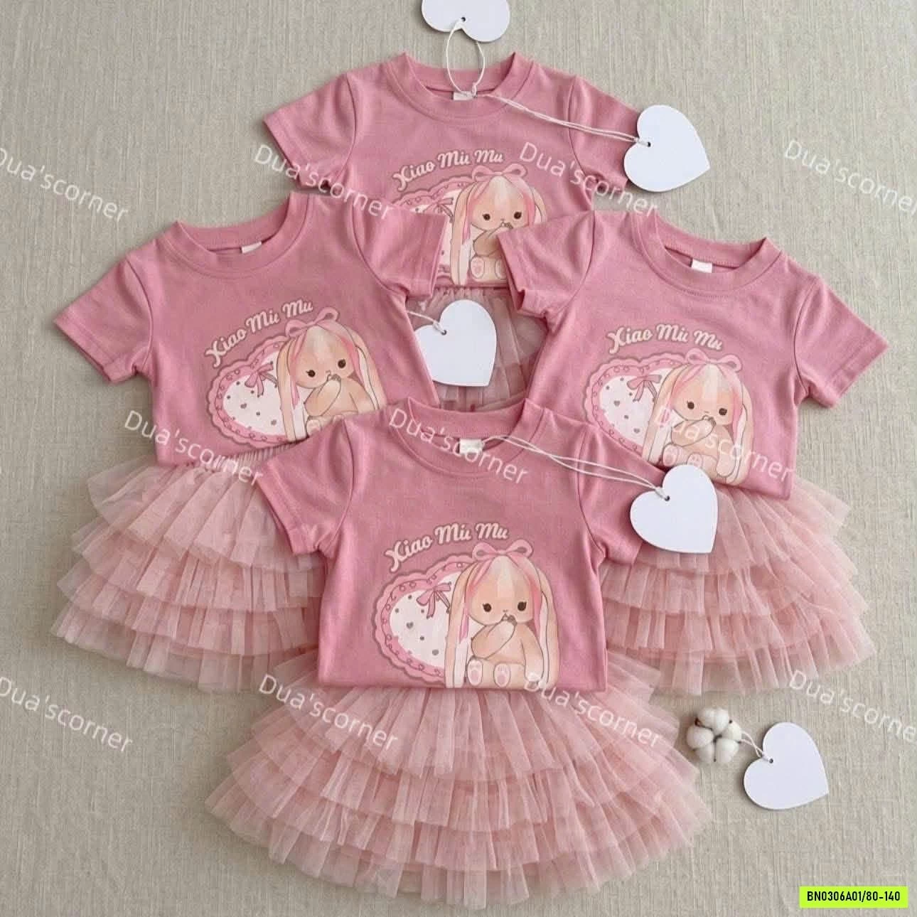 SÉT VÁY THỎ HỒNG NINGLI