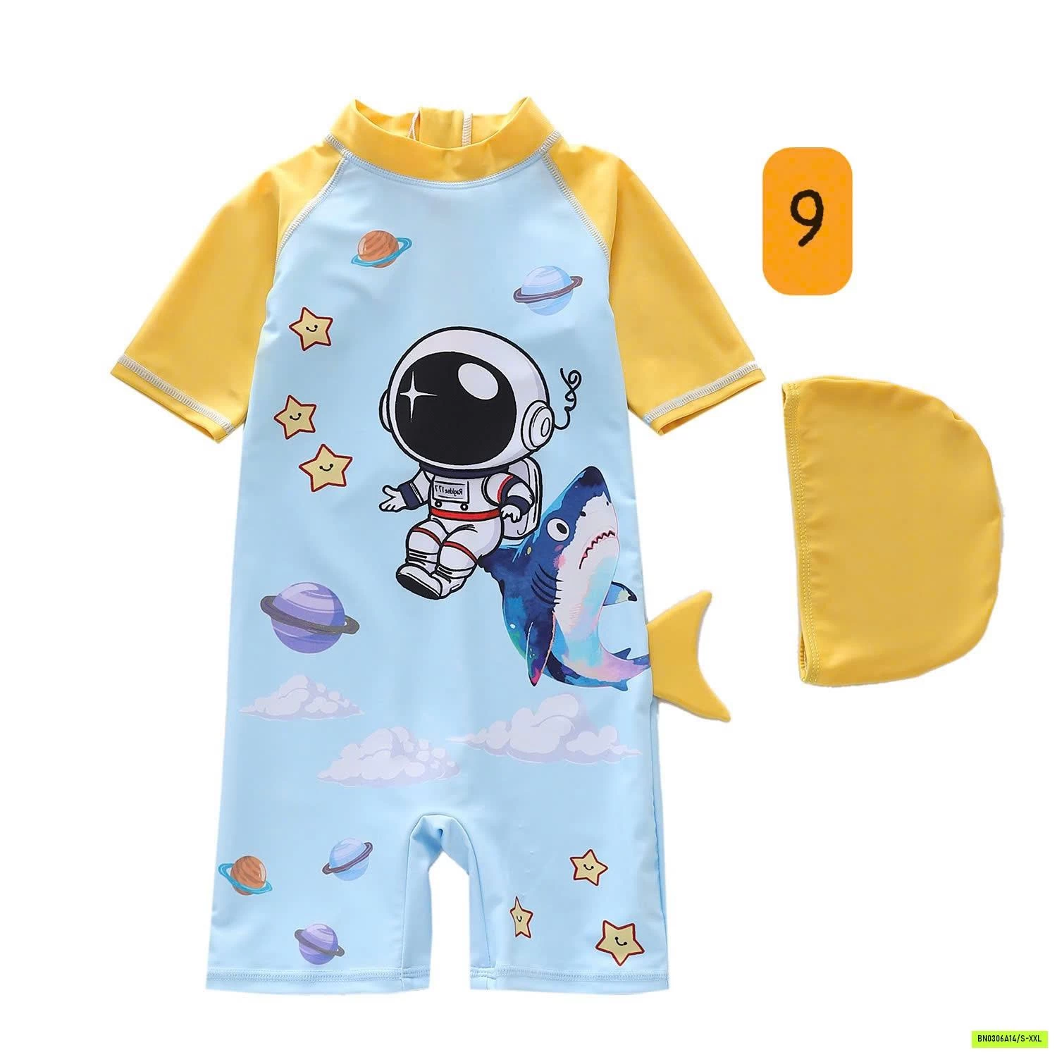 BỘ BƠI LIỀN THÂN KÈM MŨ BT BG