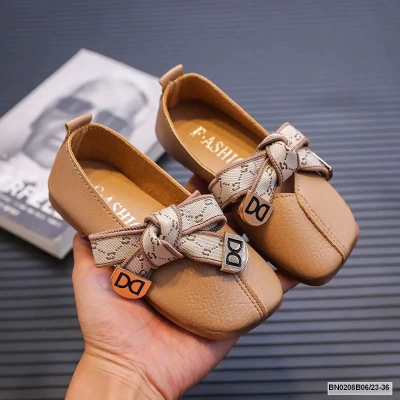 GIÀY PU DA MỀM BUỘC NƠ