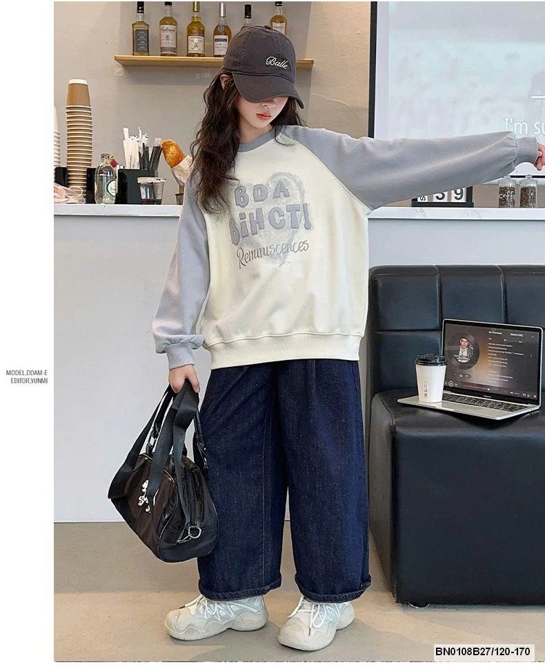 ÁO NỈ PHỐI MÀU TAY   SIZE ĐẠI