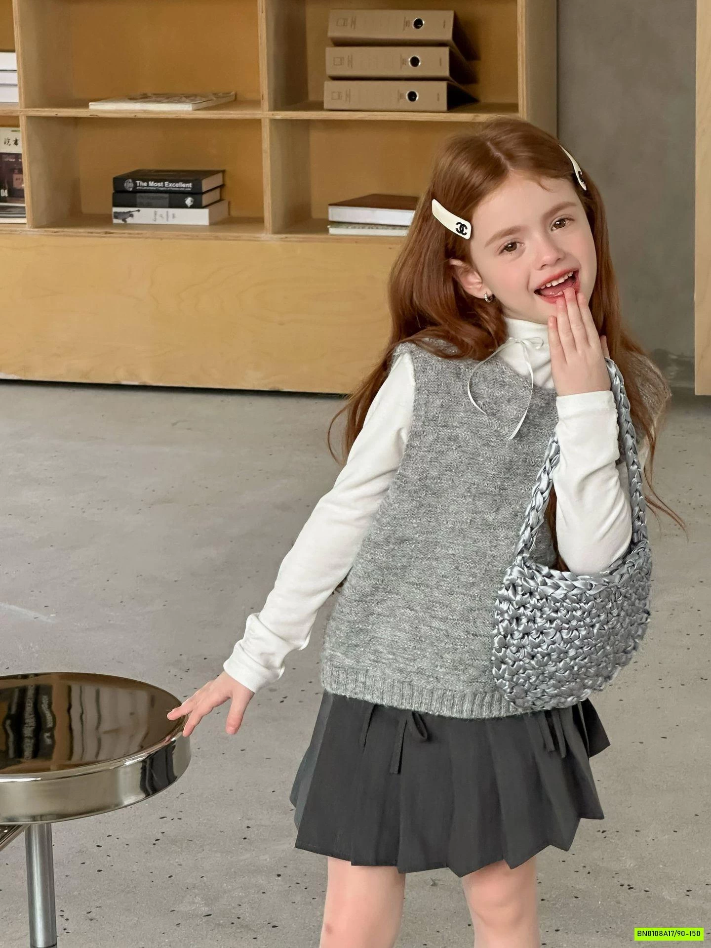 GILE LEN CỔ V MUỐI TIÊU