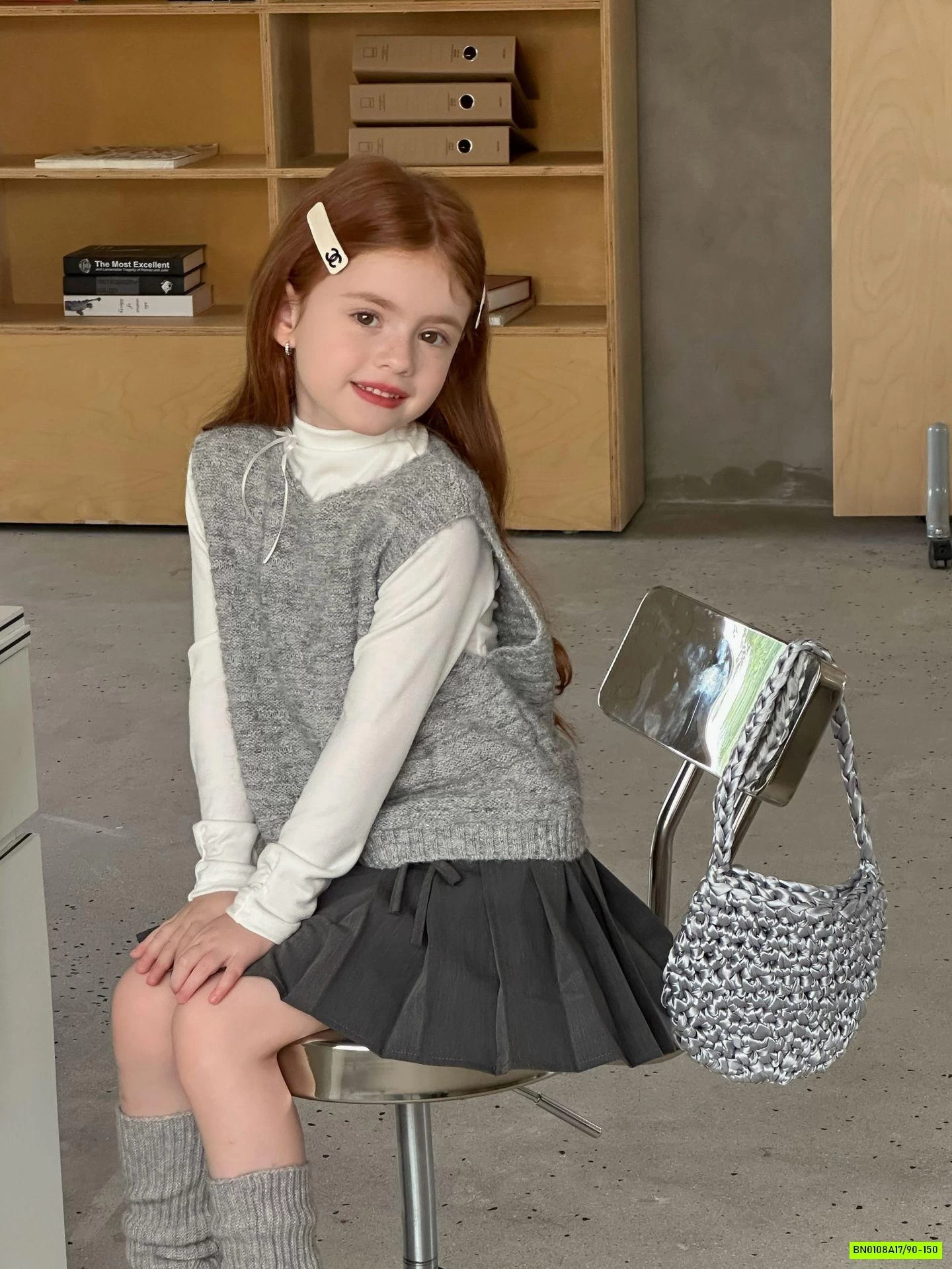 GILE LEN CỔ V MUỐI TIÊU