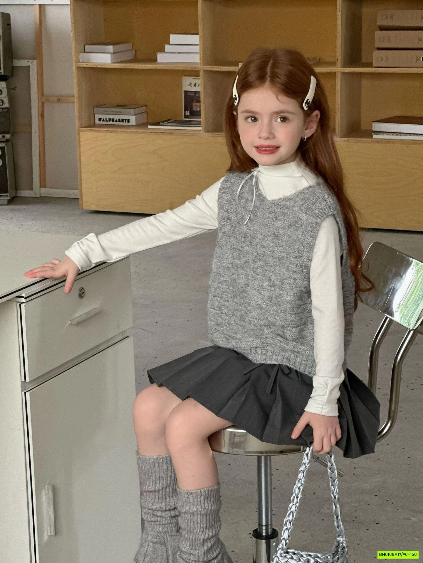 GILE LEN CỔ V MUỐI TIÊU