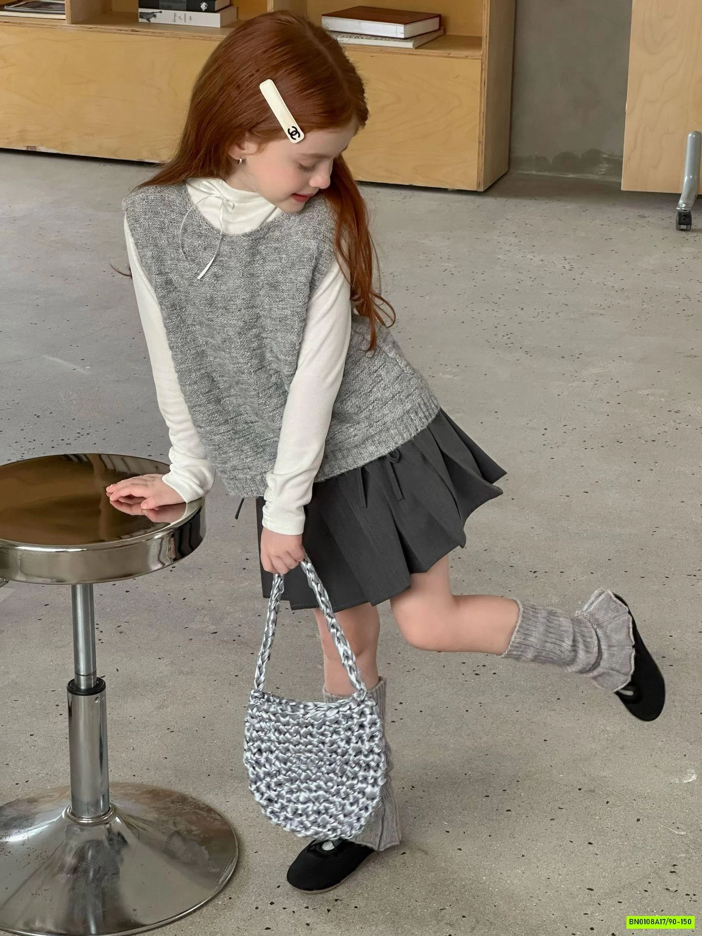 GILE LEN CỔ V MUỐI TIÊU