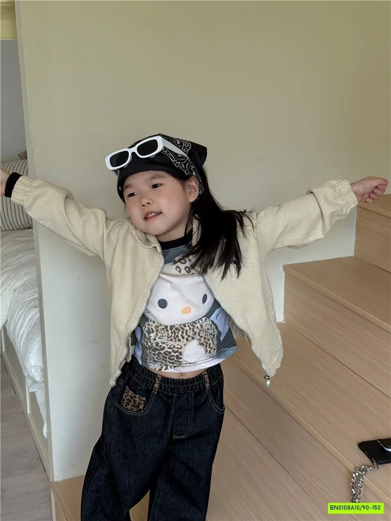 ÁO PHỐI MÀU TAY MIX BAGGY JEANS