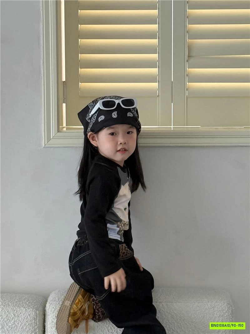 ÁO PHỐI MÀU TAY MIX BAGGY JEANS