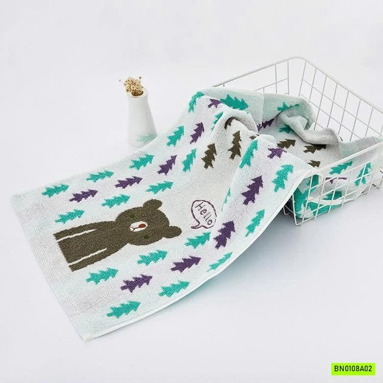 SÉT 5 KHĂN MẶT GẤU