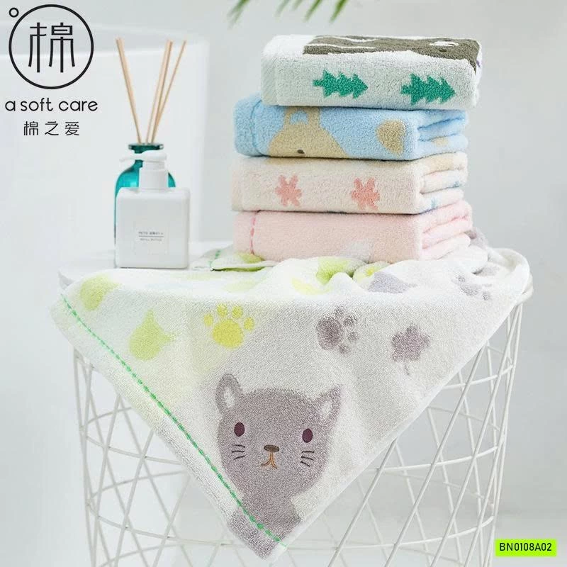 SÉT 5 KHĂN MẶT GẤU