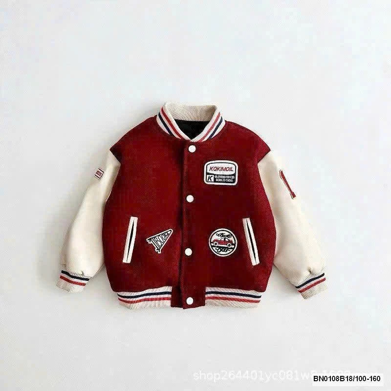 ÁO BOMBER BÓNG CHÀY CHO BÉ