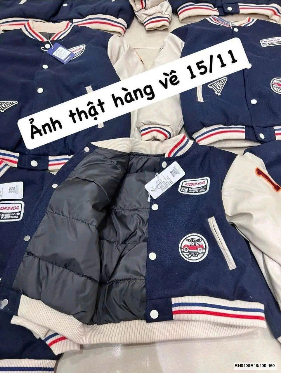 ÁO BOMBER BÓNG CHÀY CHO BÉ