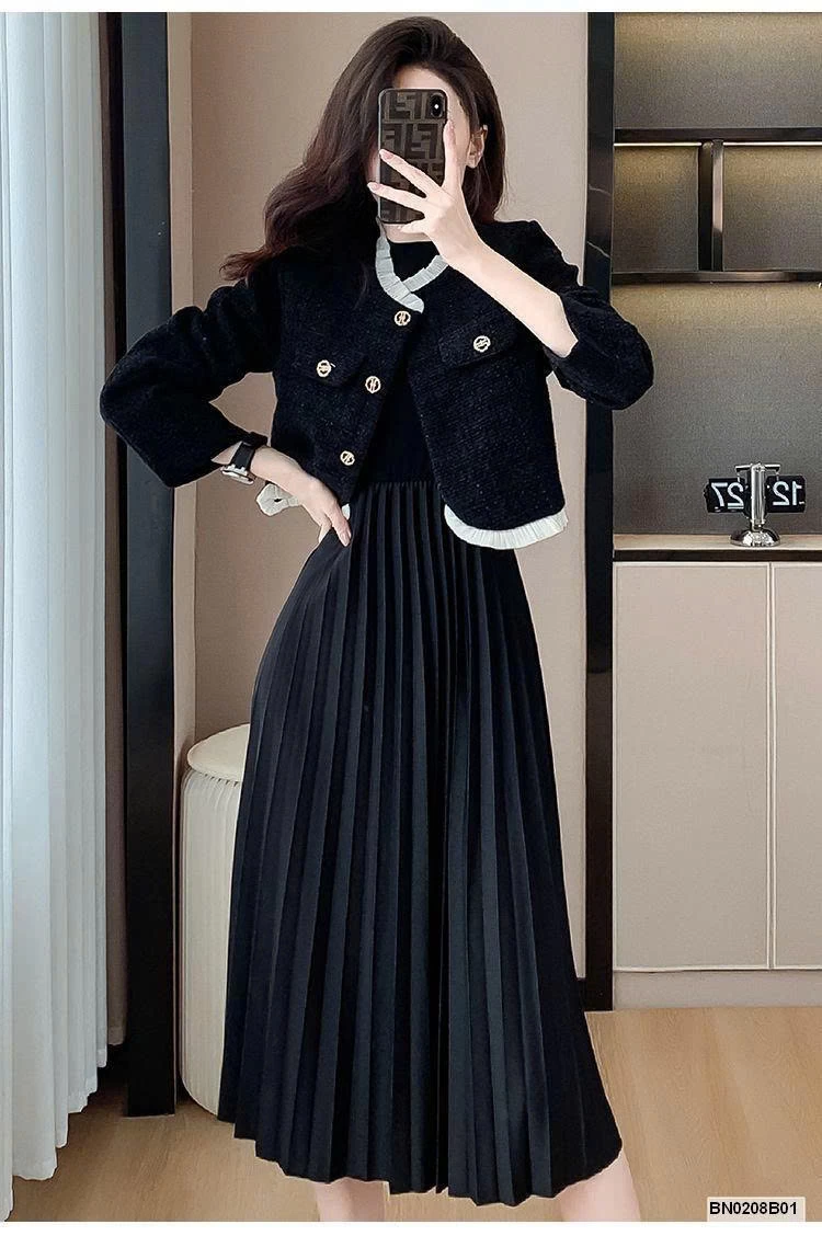 ÁO DẠ TWEED ĐỎ