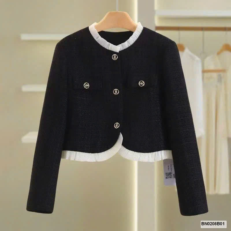 ÁO DẠ TWEED ĐỎ