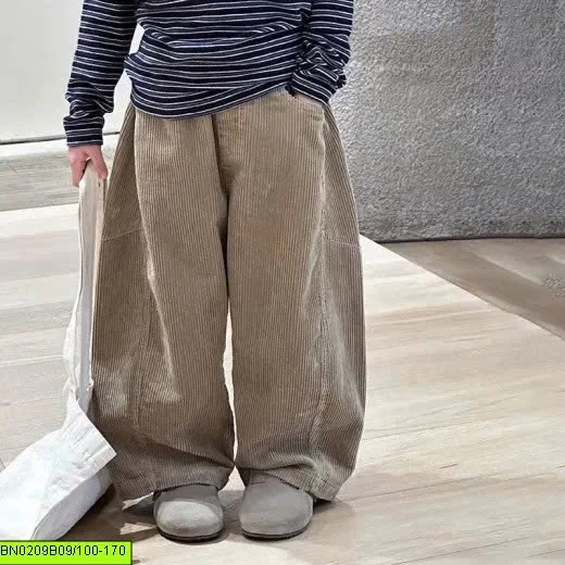 QUẦN BAGGY NHUNG TĂM AMBB CHO BÉ TRAI BÉ GÁI