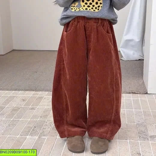 QUẦN BAGGY NHUNG TĂM AMBB CHO BÉ TRAI BÉ GÁI