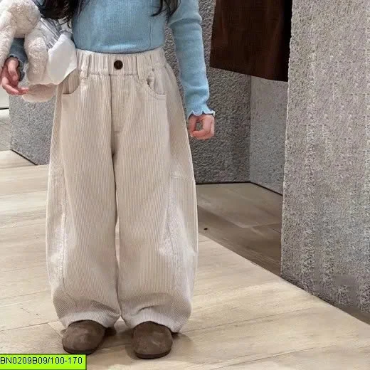 QUẦN BAGGY NHUNG TĂM AMBB CHO BÉ TRAI BÉ GÁI