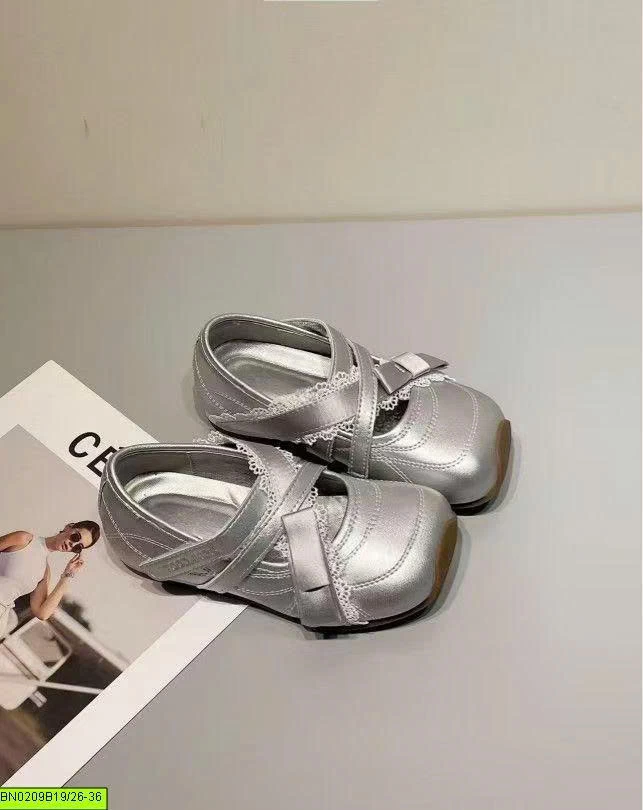 GIÀY BÚP BÊ QUAI PHỐI REN BÉ GÁI