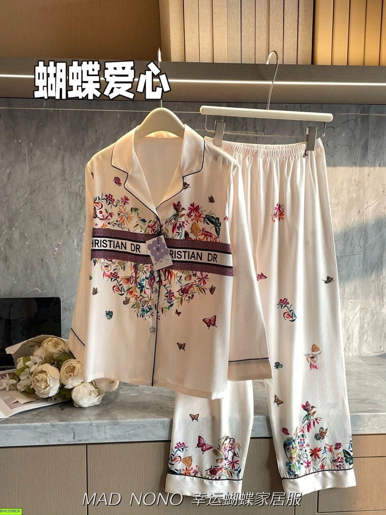 BỘ NGỦ LỤA HỌA TIẾT