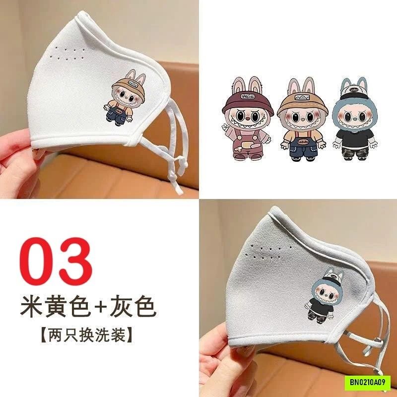 SÉT 2 KHẨU TRANG NỈ LÓT LÔNG CỪU