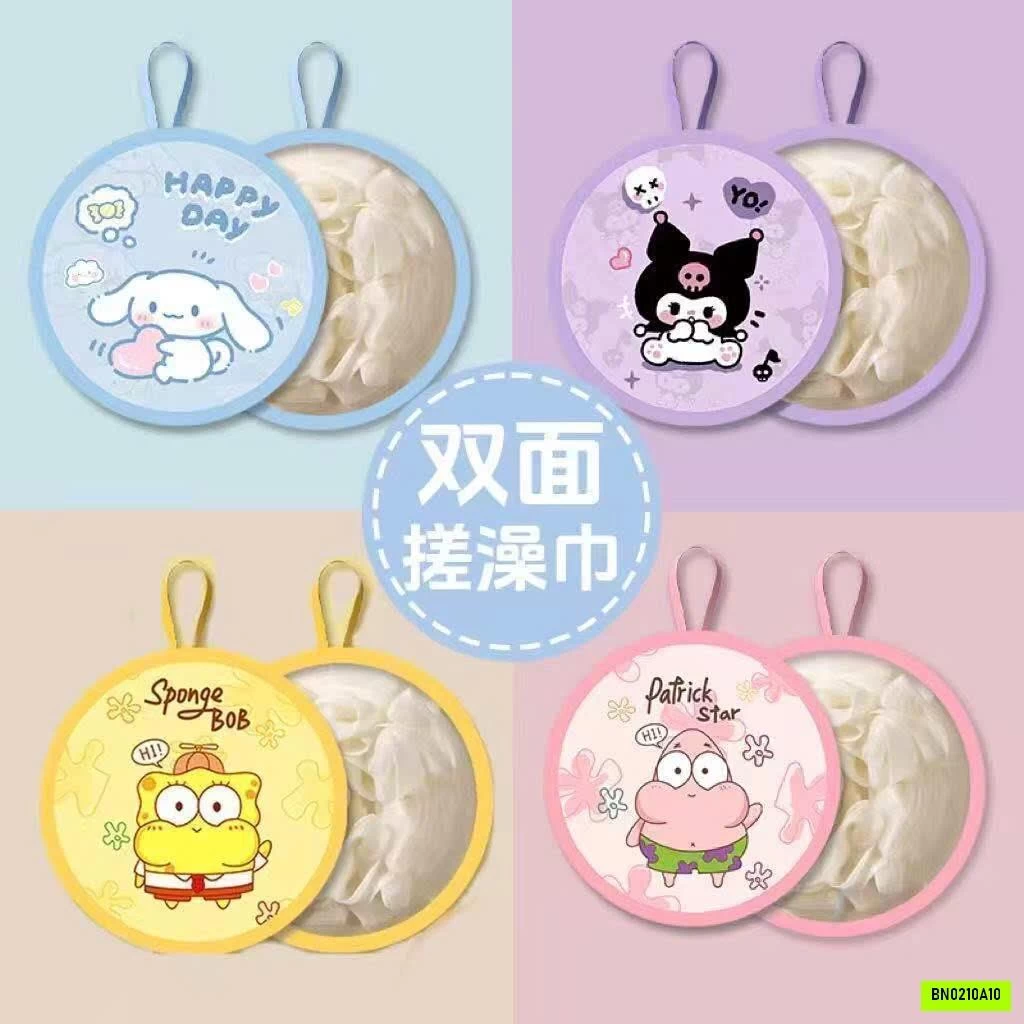 SÉT 4 BÔNG TẮM DỄ THƯƠNG CHO BÉ